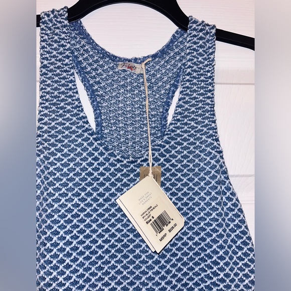 NWT Faherty Marina Dress Fish Scale size small - Picture 4 of 5